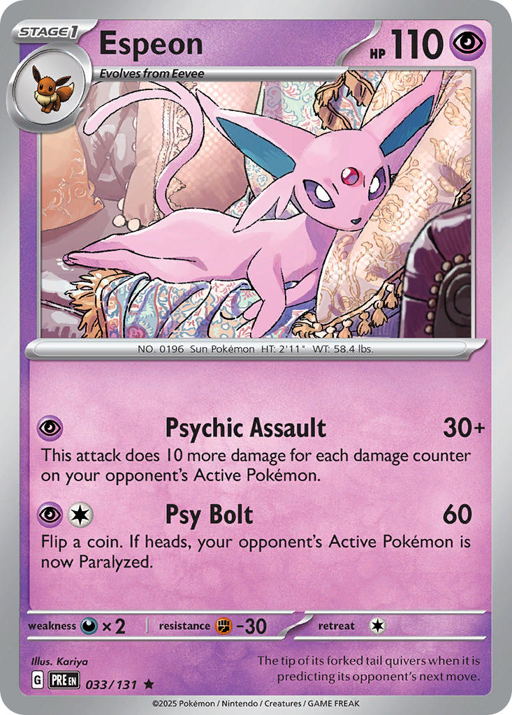 Prismatic Evolutions (PRE) 33/131